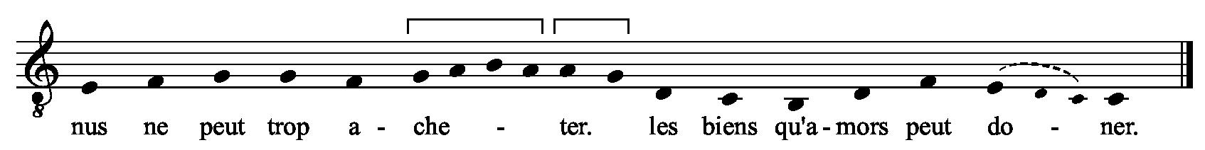 Refrain musical notation